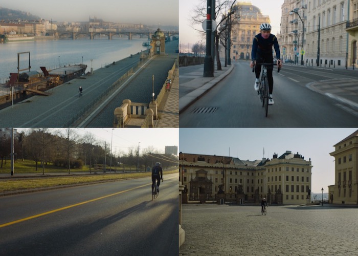 Festka v působivém videu nabádá cyklisty, aby nadále jezdili sami a dodržovali bezpečnostní opatření